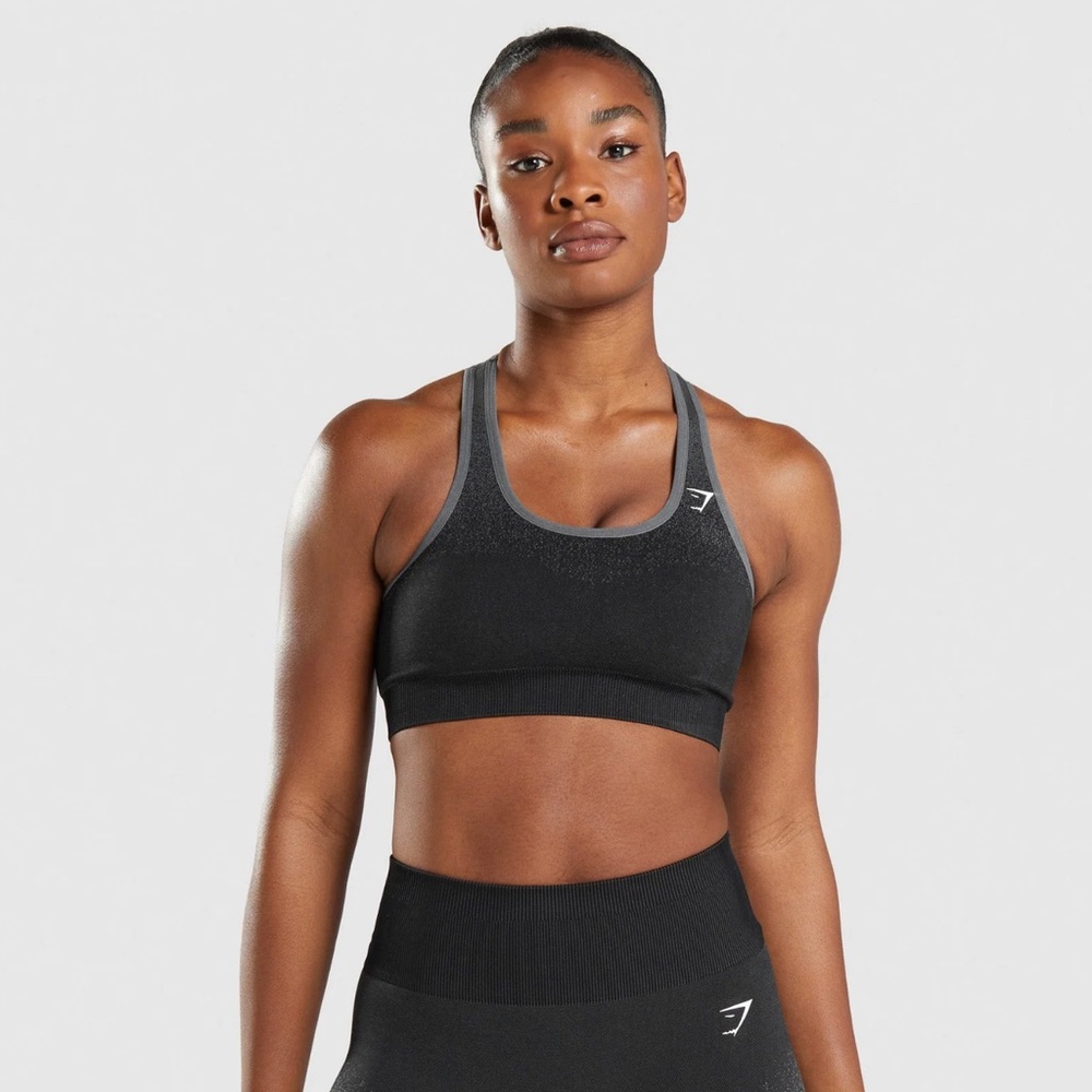 Gymshark Charcoal Gray Sports Bra
